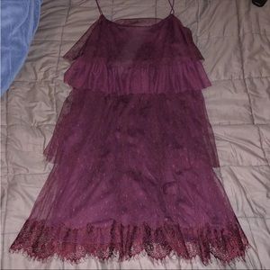 LC Lauren Conrad Runway Tiered Dress